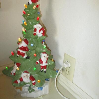 Lighted Ceramic Tree
