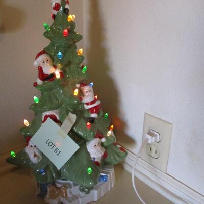 Lighted Ceramic Tree