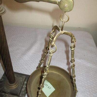 Brass Balance Scale