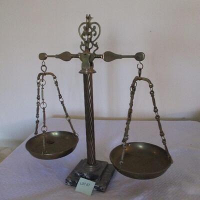 Brass Balance Scale