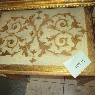 1960's Italian Florentine Nesting Tables