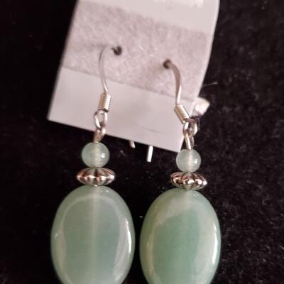 Prehnite Earrings