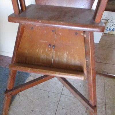 Pine High Chair