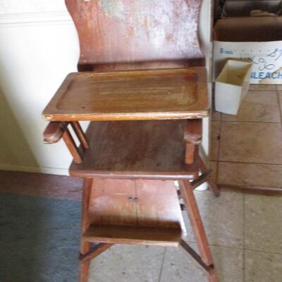 Pine High Chair