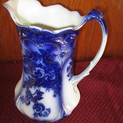 Flow Blue Water Pitcher.