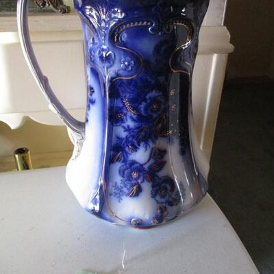 Flow Blue Water Pitcher.