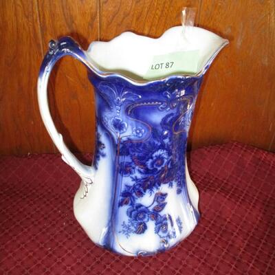 Flow Blue Water Pitcher.