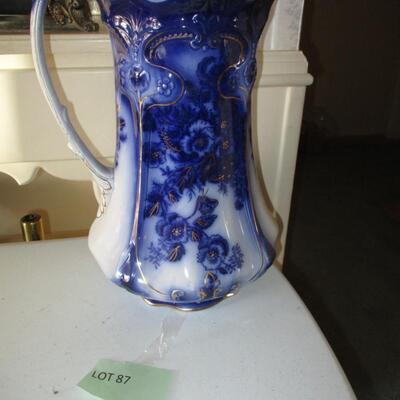 Flow Blue Water Pitcher.