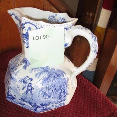 Masons Ironstone Antique Pitcher & Basin