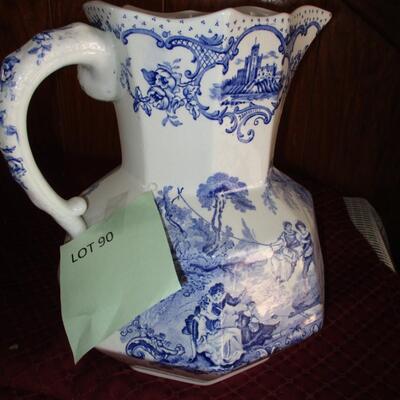 Masons Ironstone Antique Pitcher & Basin