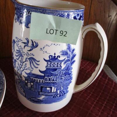 Burleigh Ware Pitcher & Basin