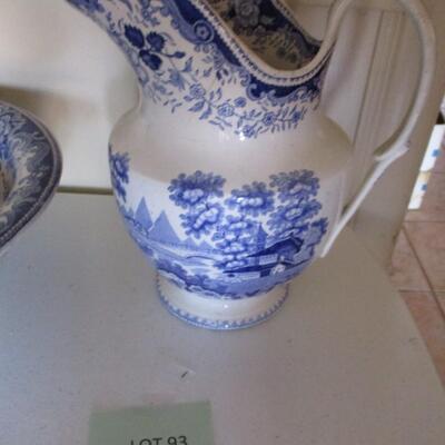 Water Pitcher & Basin