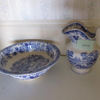 Water Pitcher & Basin