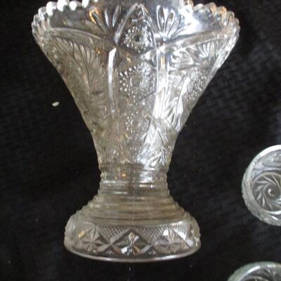 American Cut Punchbowl & Cups