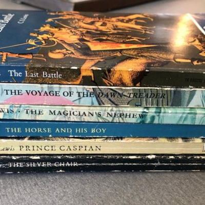 Vintage Lot of 6 C.S. Lewis Books From The 60's.