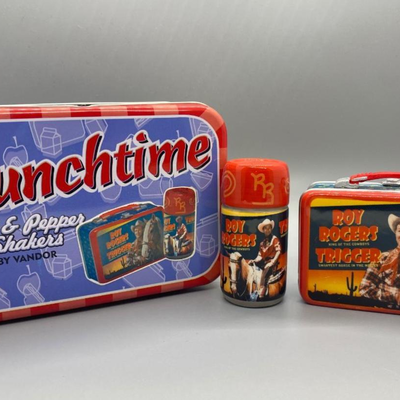 Roy Rogers Novelty Salt And Pepper Shakers - Like new in original box.