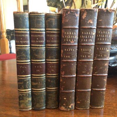 Antique 19c Poets and Shakespeare