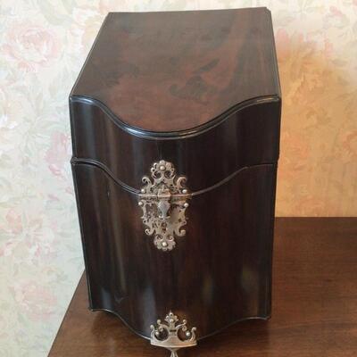 English Letter Box with Sterling Mounts