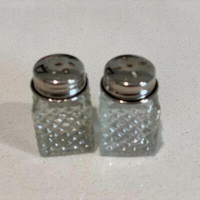 Antique Tiny Salt And Pepper Shakers