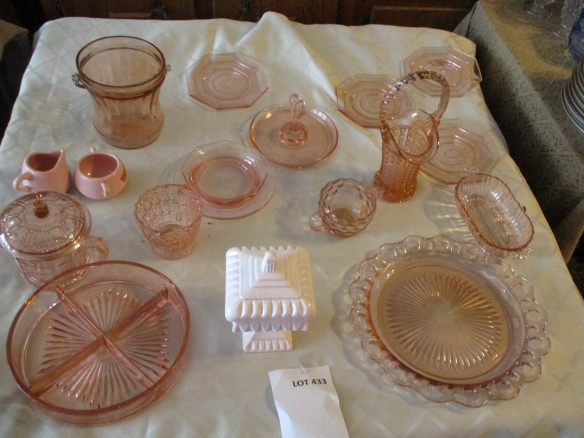 Pink Depression Glass | EstateSales.org