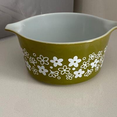 Vintage Pyrex Spring Blossom Pattern Casserole Dish (No lid)