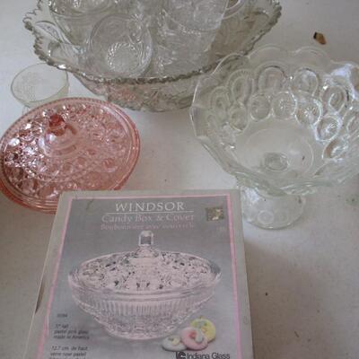 Fostoria Jamestown Pink Glass