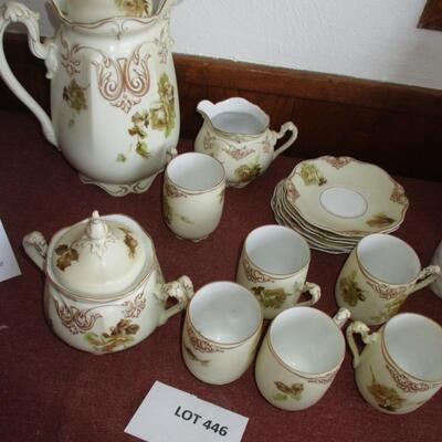 Old Ivory Tea Serving Set
