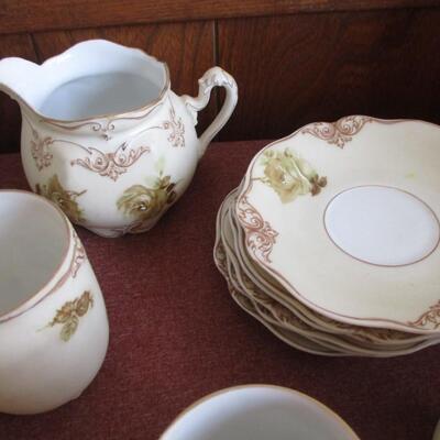 Old Ivory Tea Serving Set