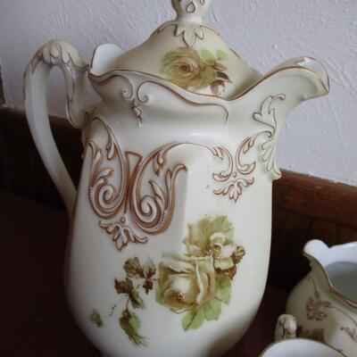 Old Ivory Tea Serving Set