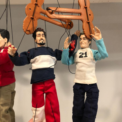 NSYNC 2000 Marionette Dolls Set of 4 (Missing Lance Bass Doll)