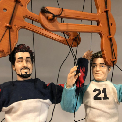 NSYNC 2000 Marionette Dolls Set of 4 (Missing Lance Bass Doll)