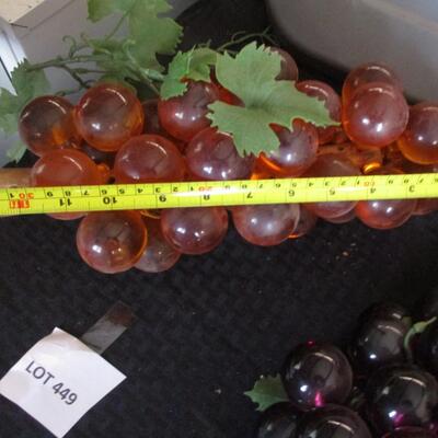 Vintage Glass Grapes