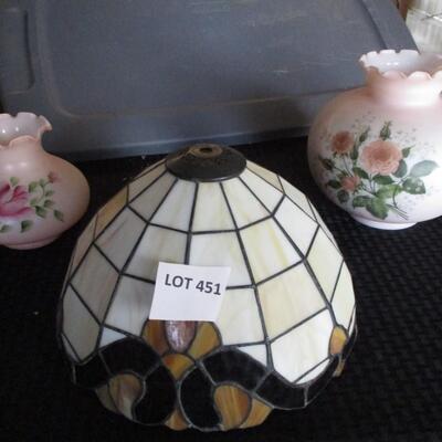 Tiffany Style Lam Shade & Hurrican Lamp Shade