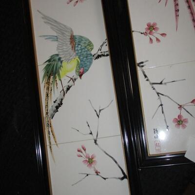 japanese Tiled Wall Art