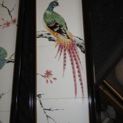 japanese Tiled Wall Art