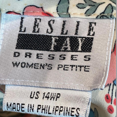 Vintage Eighties Leslie May Vintage Dress Size 14W