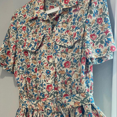 Vintage Eighties Leslie May Vintage Dress Size 14W