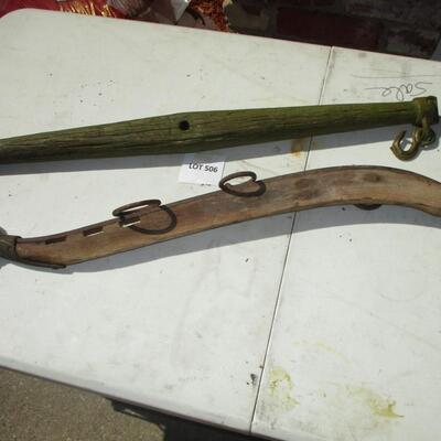 Wooden Oxen/Horse Yokes