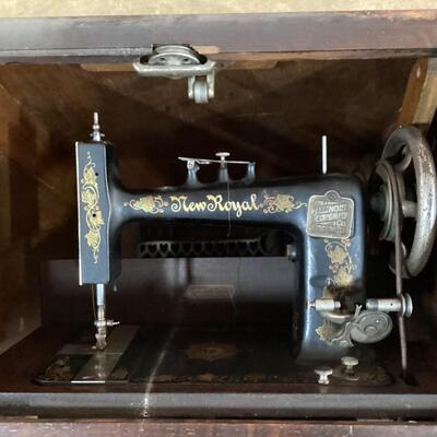 Sewing Machine in cabinet