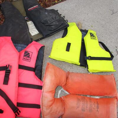 Coolers & Life Jackets