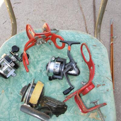 Fishing Poles & Chair