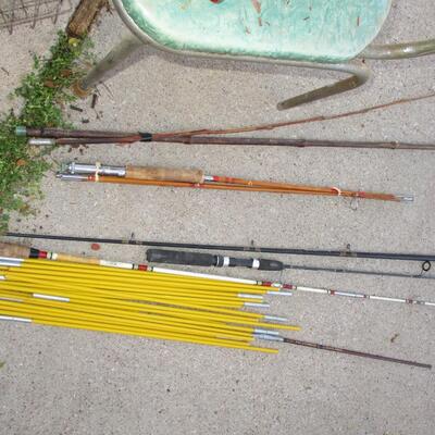 Fishing Poles & Chair