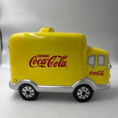 Coco-Cola Truck Cookie Jar