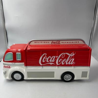 Coca-Cola Soda Truck Cookie Jar