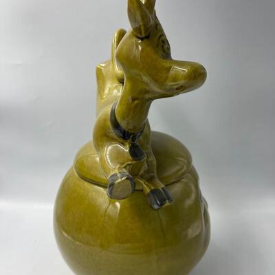 Vintage Dorrane Cow Jumped Over The Moon Cookie Jar