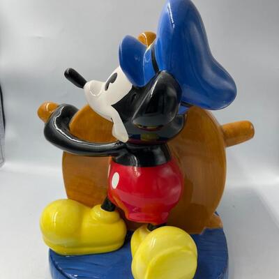 Limited Edition Mickey Mouse Steamboat Willie Cookie Jar