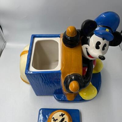 Limited Edition Mickey Mouse Steamboat Willie Cookie Jar