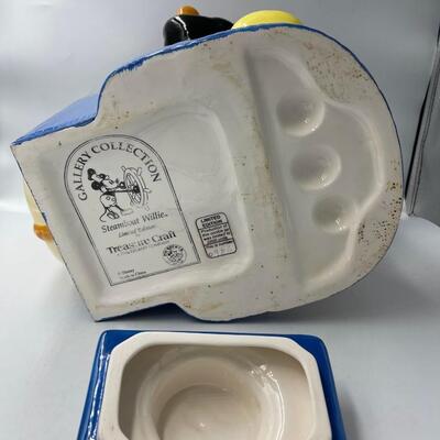 Limited Edition Mickey Mouse Steamboat Willie Cookie Jar