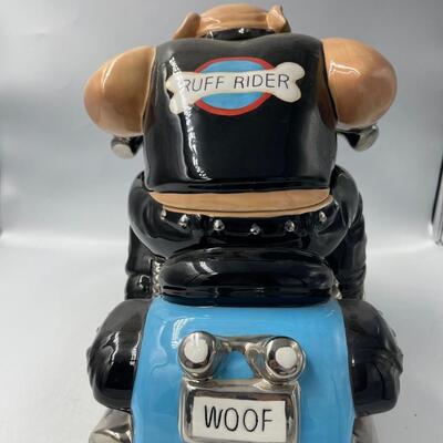 Ruff Rider Cookie Jar
