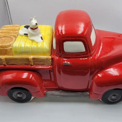 Red Truck Cookie Jar